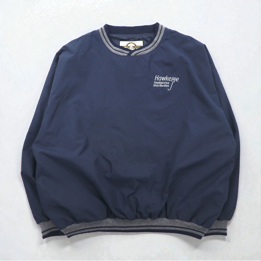 NORTH END Piste Ribline Pullover Nylon Jacket Jersey XL Navy Waterproof Teflon US Company Single Point Embroidery Unused