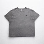 POLO RALPH LAUREN Small Pony Embroidered T-Shirt 2XL Grey Cotton