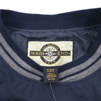 NORTH END Piste Ribline Pullover Nylon Jacket Jersey XL Navy Waterproof Teflon US Company Single Point Embroidery Unused