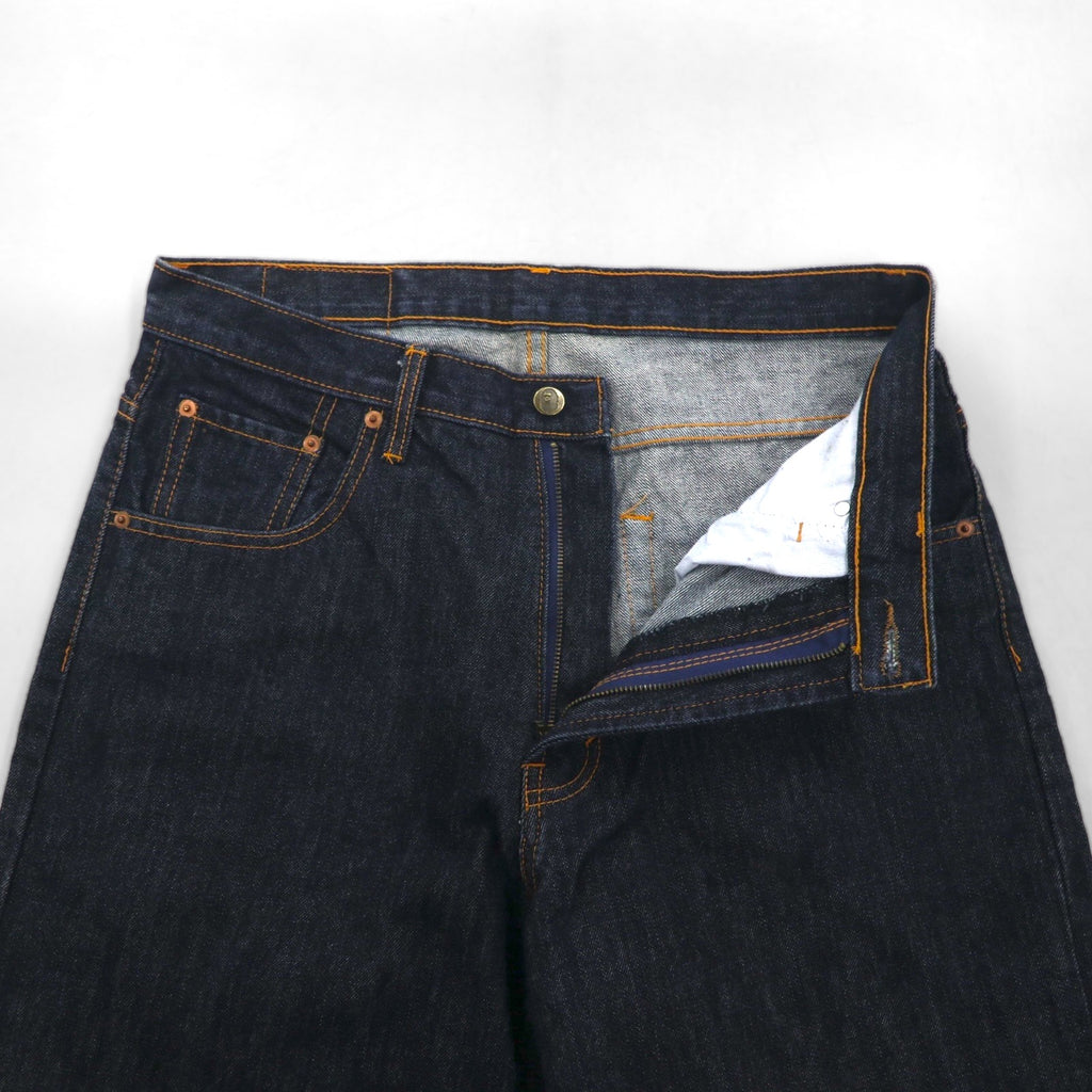 A Bathing Ape Rigid Denim Jeans, Size L, Indigo Blue, Lot 2005