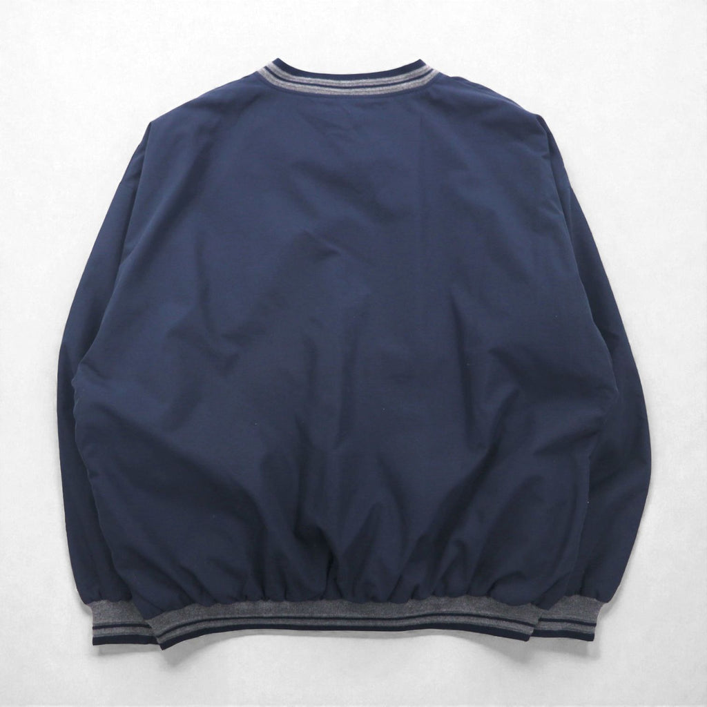 NORTH END Piste Ribline Pullover Nylon Jacket Jersey XL Navy Waterproof Teflon US Company Single Point Embroidery Unused