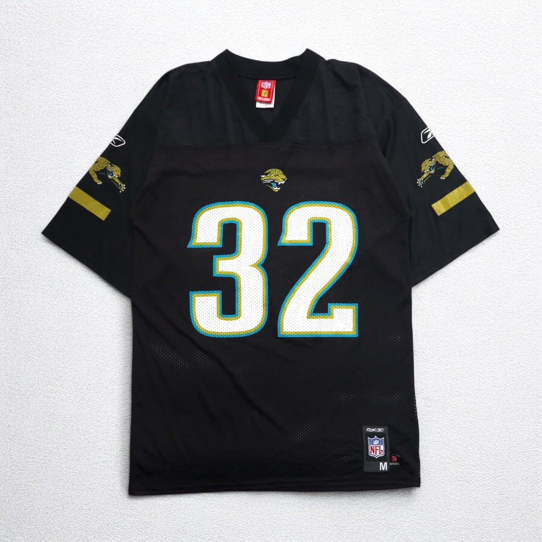 Reebok Game Shirt NFL PLAYERS Football Uniform M Black Mesh Numbering