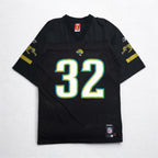 Reebok ゲームシャツ NFL PLAYERS フットボール ユニフォーム M ブラック メッシュ ナンバリング