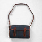Polo Ralph Lauren Black Watch Shoulder Bag Green PVC Leather Check