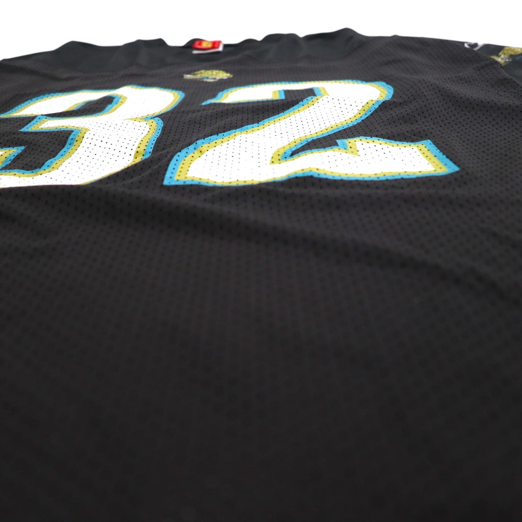 Reebok ゲームシャツ NFL PLAYERS フットボール ユニフォーム M ブラック メッシュ ナンバリング