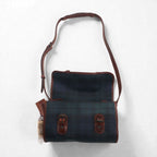 Polo Ralph Lauren Black Watch Shoulder Bag Green PVC Leather Check