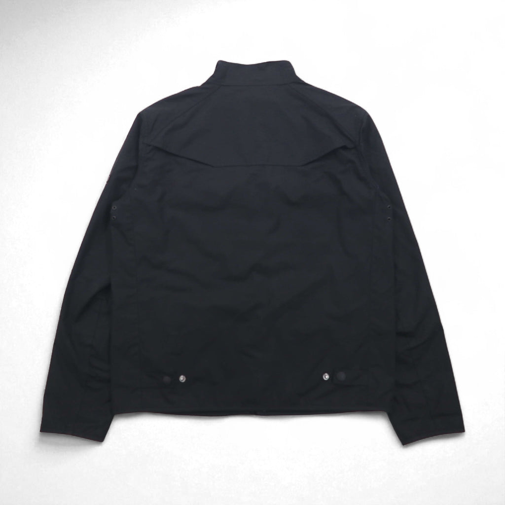 BARBOUR インターナショナル INTERNATIONAL LOCK WAX JACKET オイルド モーターサイクルジャケット M ブラック ダブルジップ MWX1176BK71