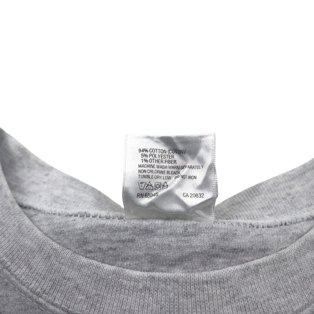TULTEX 90s USA Vintage Sweatshirt スウェット トレーナー M グレー コットン 90年代 USA製