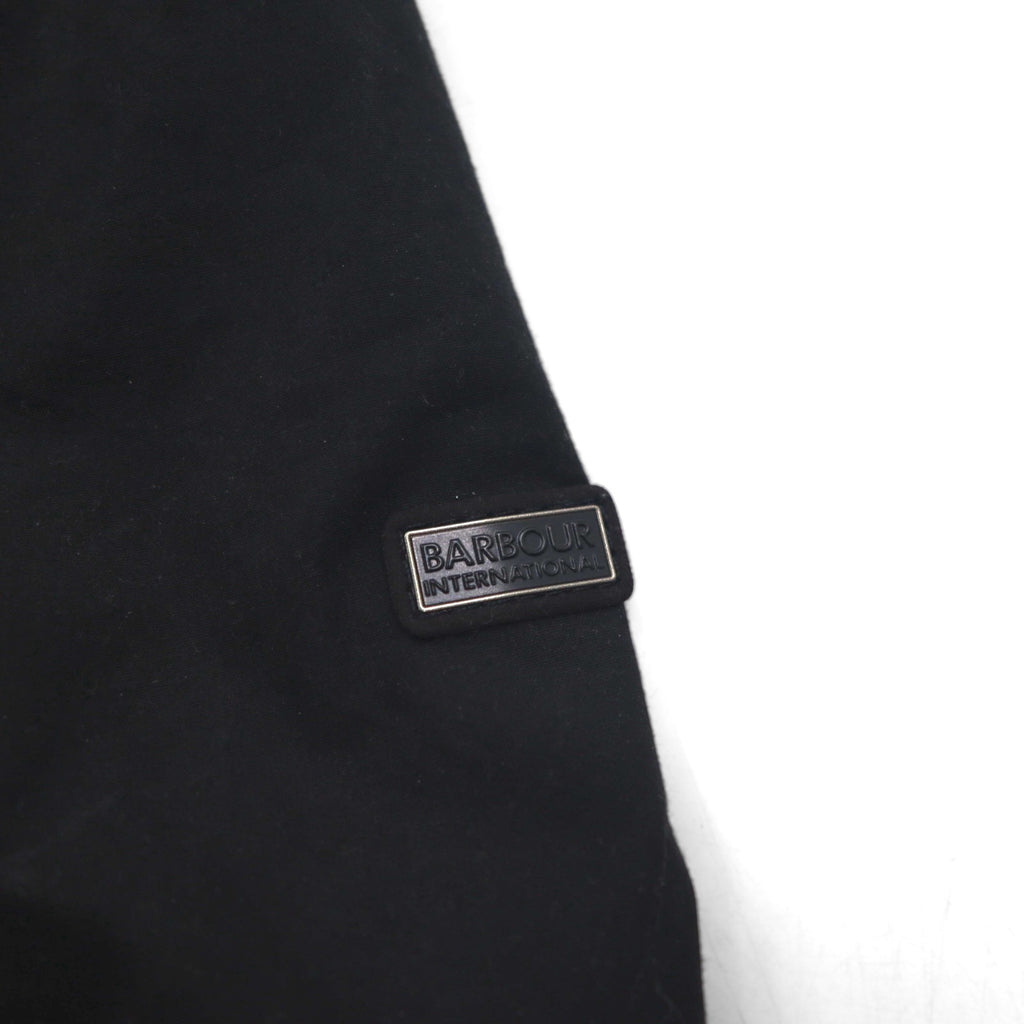BARBOUR インターナショナル INTERNATIONAL LOCK WAX JACKET オイルド モーターサイクルジャケット M ブラック ダブルジップ MWX1176BK71
