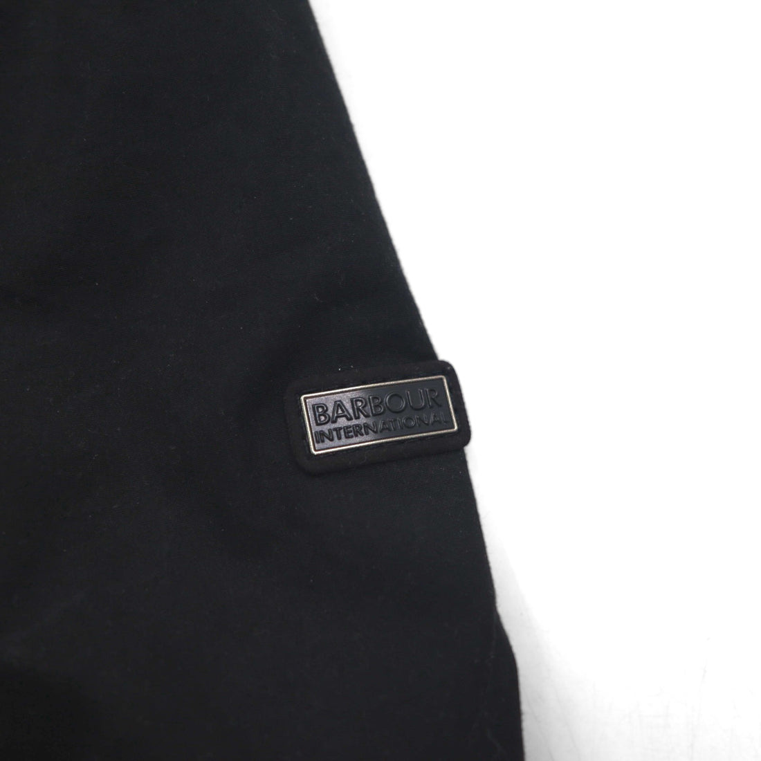 BARBOUR インターナショナル INTERNATIONAL LOCK WAX JACKET オイルド モーターサイクルジャケット M ブラック ダブルジップ MWX1176BK71