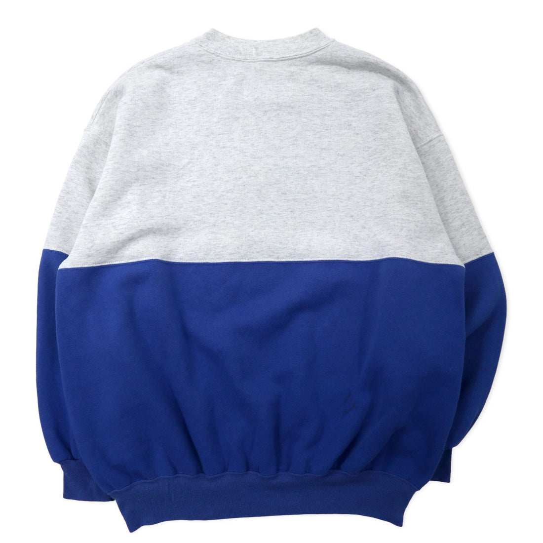 Dodger USA 90's College Print Sweatshirt L Gray Blue Cotton ST. FRANCIS