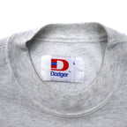 Dodger USA 90's College Print Sweatshirt L Gray Blue Cotton ST. FRANCIS