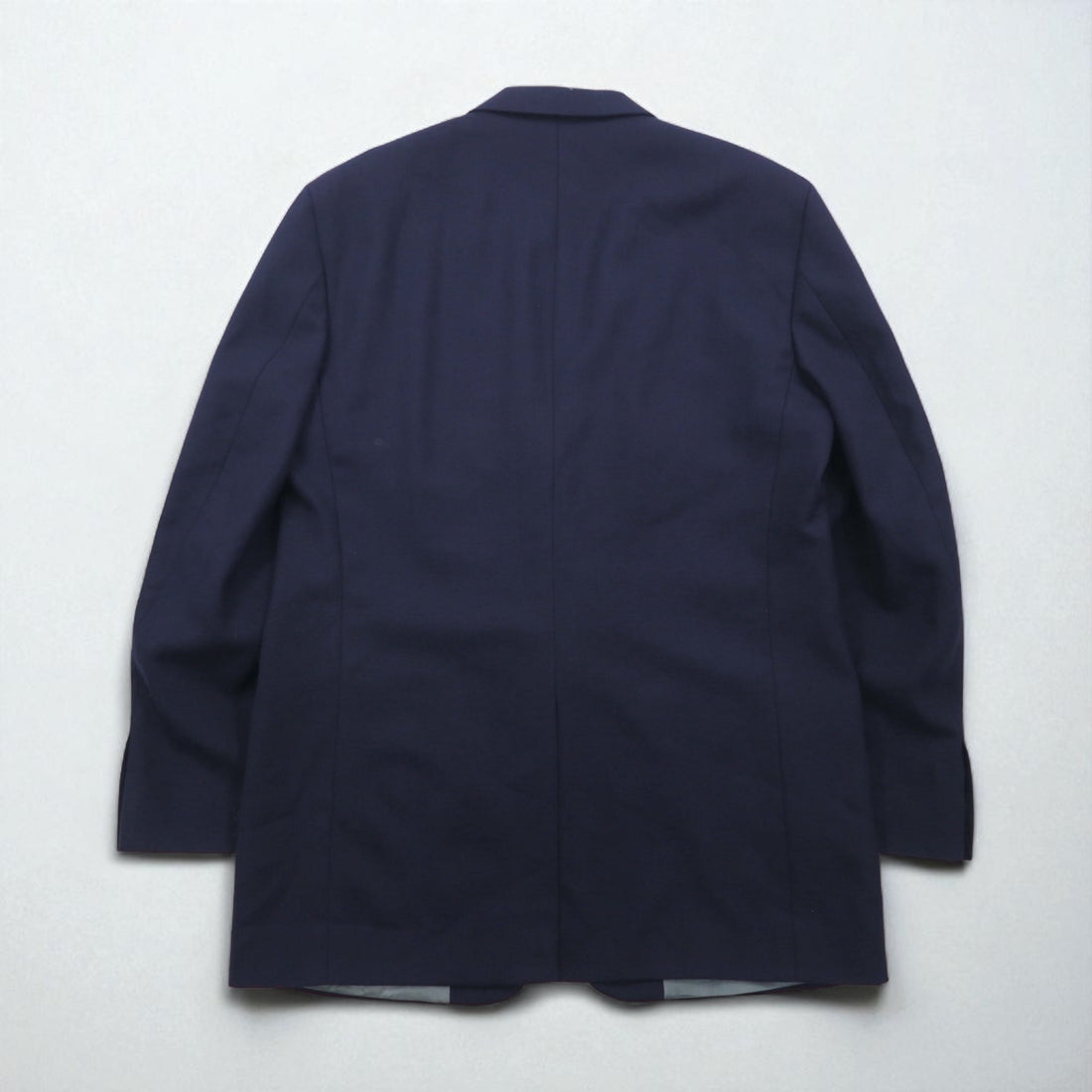 Stafford Navy Blazer, 2B, Tailored Jacket, Size L, Navy, Gold Buttons
