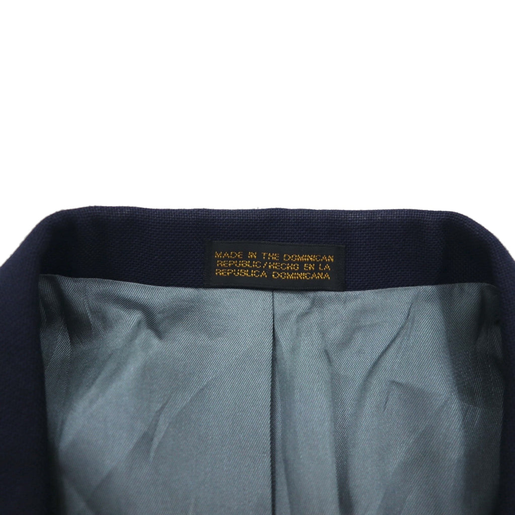 Stafford Navy Blazer, 2B, Tailored Jacket, Size L, Navy, Gold Buttons