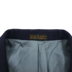 Stafford Navy Blazer, 2B, Tailored Jacket, Size L, Navy, Gold Buttons