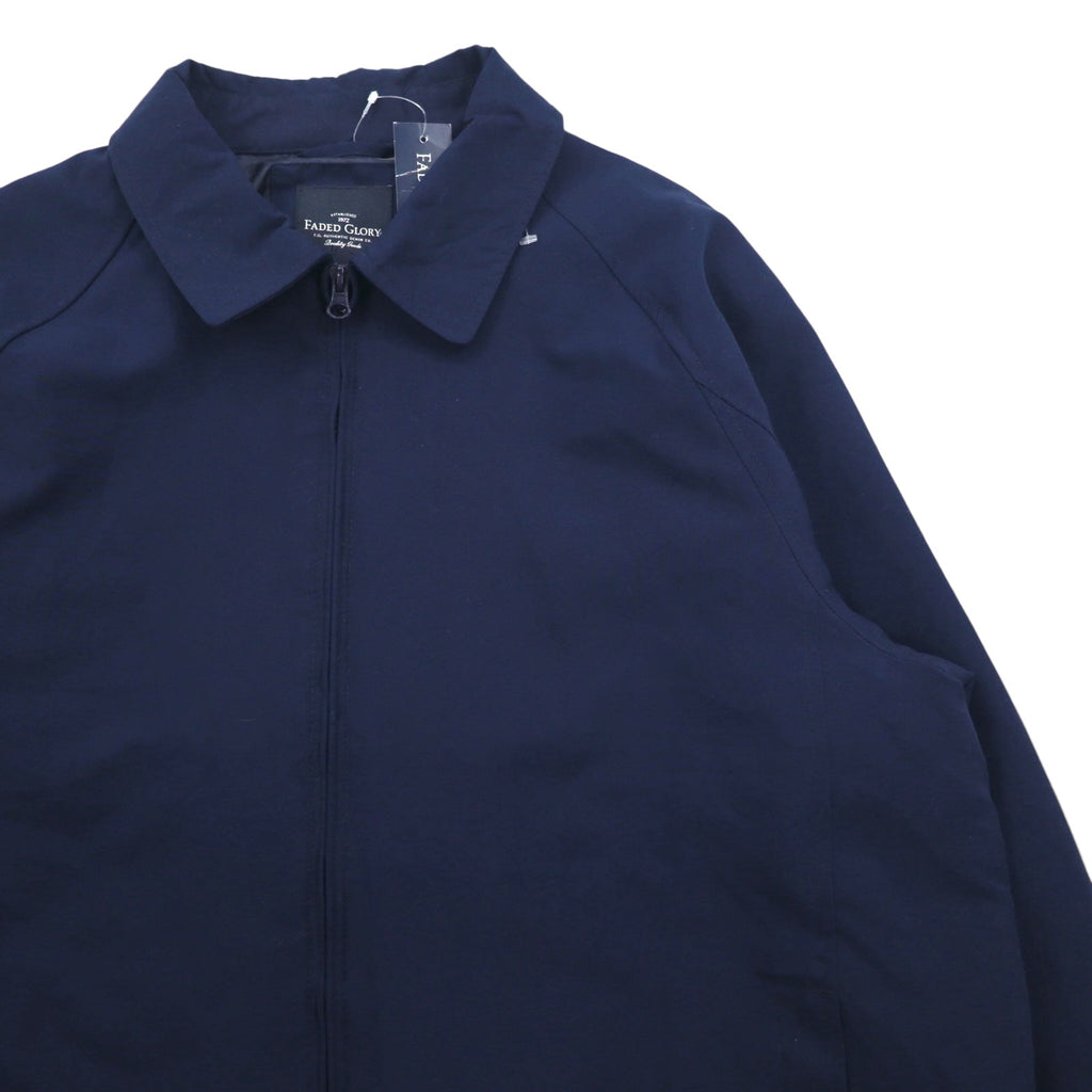 FADED GLORY スウィングトップ ハリントンジャケット L ネイビー ポリエステル 未使用品