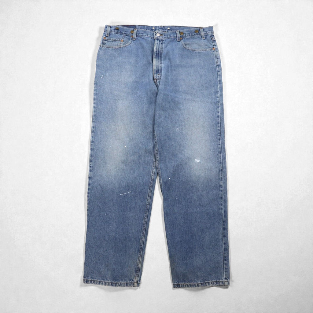Levi's 00年代 550 RELAXED FIT テーパード デニムパンツ ジーンズ XL インディゴ 550-4891 サスペンダーボタン