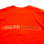 POLO JEANS CO. RALPH LAUREN 90年代 ロゴプリント Tシャツ L オレンジ コットン