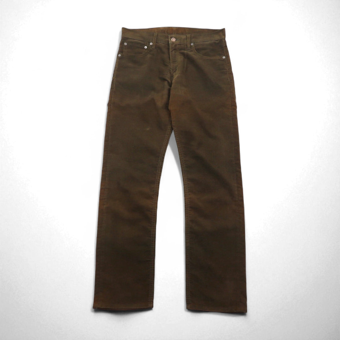 Levi's 505 Corduroy Pants, Size M, Brown, Zipper Fly, 505-40, 2000s