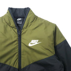 NIKE シンセティック フィル ボンバージャケット 中綿 M カーキ ポリエステル スウォッシュロゴ NSW SYNTHETIC FILL FZ CD9235-395