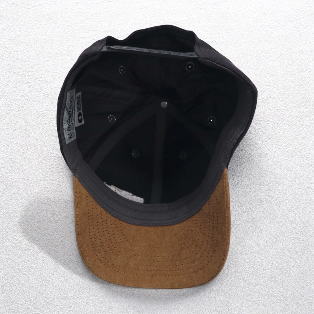 K-Products Bicolor Snapback Baseball Cap FREE Gray Beige American Company United Rentals
