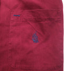 nautica 90s button down shirt, XL, burgundy, cotton, made in Jamaica