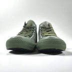 CONVERSE x ENGINEERED GARMENTS x BEAMS ALL STAR 100 OX High-Top Sneakers, Size 26.5cm, Khaki Suede, Leather, and Canvas, 1CL015, Unused