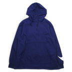 NIKE Half Zip Anorak Parka M Navy Sleeve Logo Swoosh NSW JKT HD WVN PKBL 833867-429