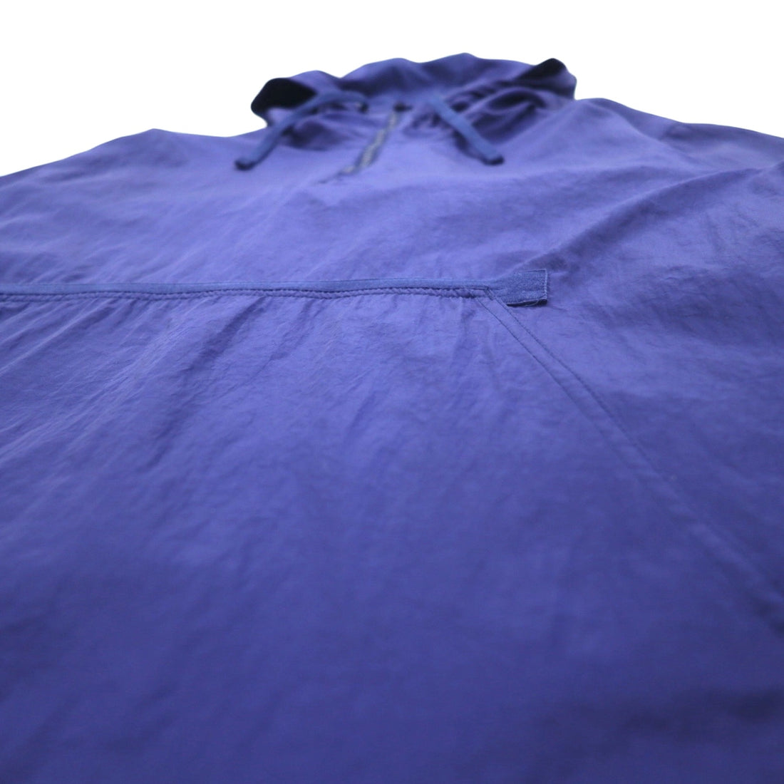 NIKE Half Zip Anorak Parka M Navy Sleeve Logo Swoosh NSW JKT HD WVN PKBL 833867-429