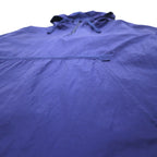 NIKE Half Zip Anorak Parka M Navy Sleeve Logo Swoosh NSW JKT HD WVN PKBL 833867-429