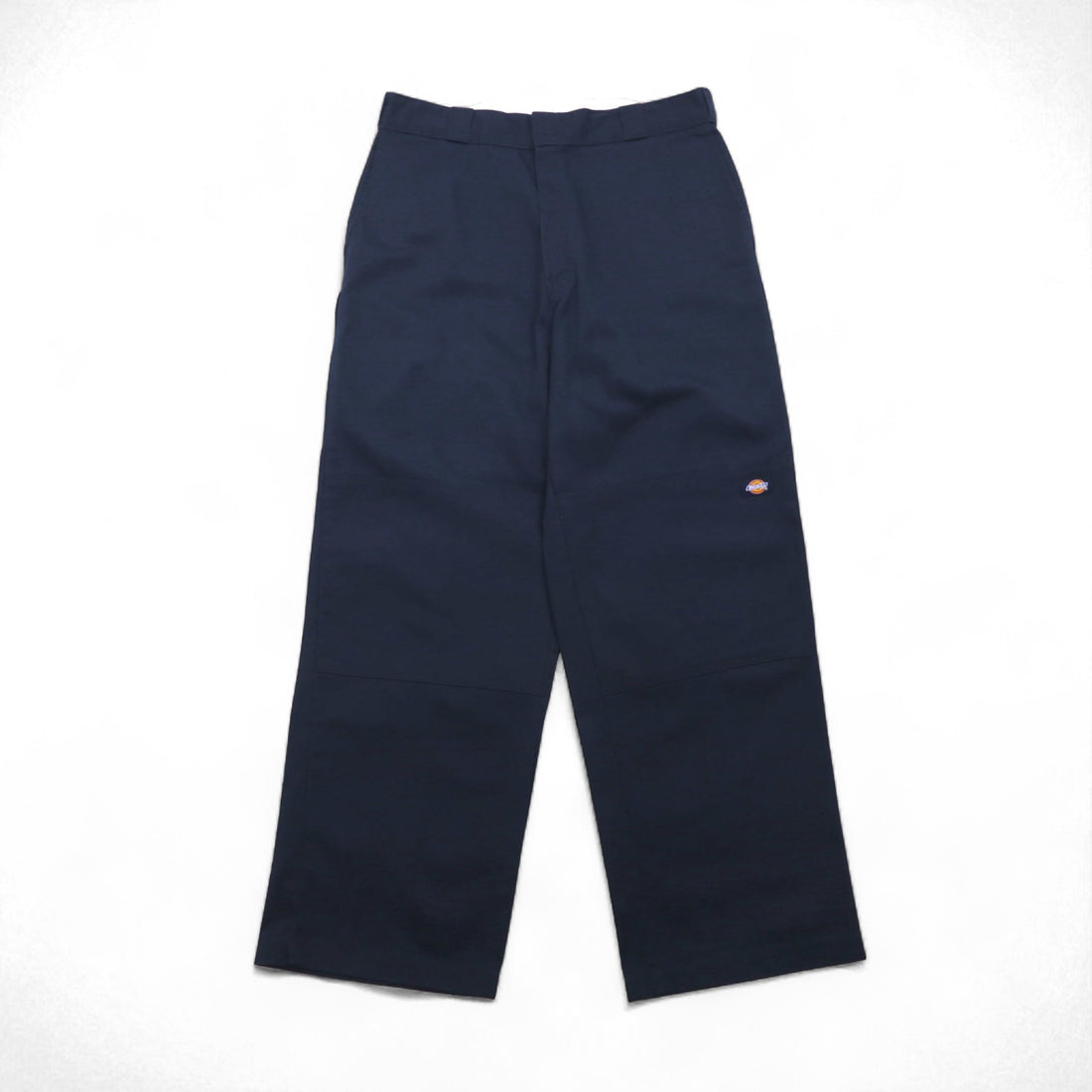 Dickies Double Knee Chino Work Pants, Size L, Navy, Polyester and Cotton, Wide Fit, 85283DN