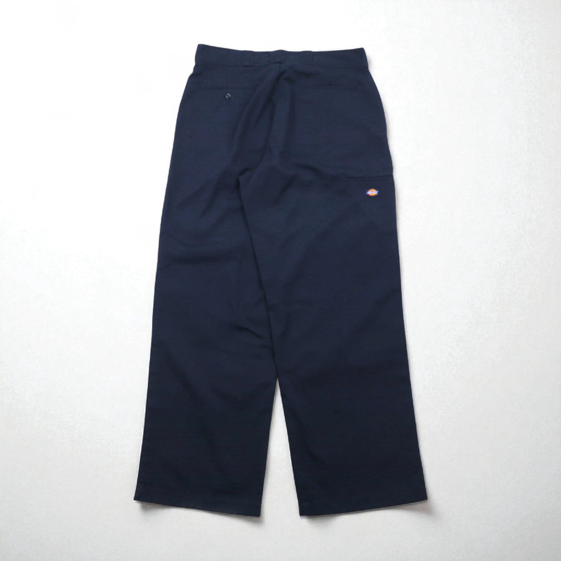 Dickies Double Knee Chino Work Pants, Size L, Navy, Polyester and Cotton, Wide Fit, 85283DN