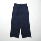 Dickies Double Knee Chino Work Pants, Size L, Navy, Polyester and Cotton, Wide Fit, 85283DN