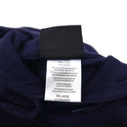 GENUINE STUFF College Arch Logo Hoodie, 2XL, Navy Cotton, Kangaroo Pocket, BUTLER