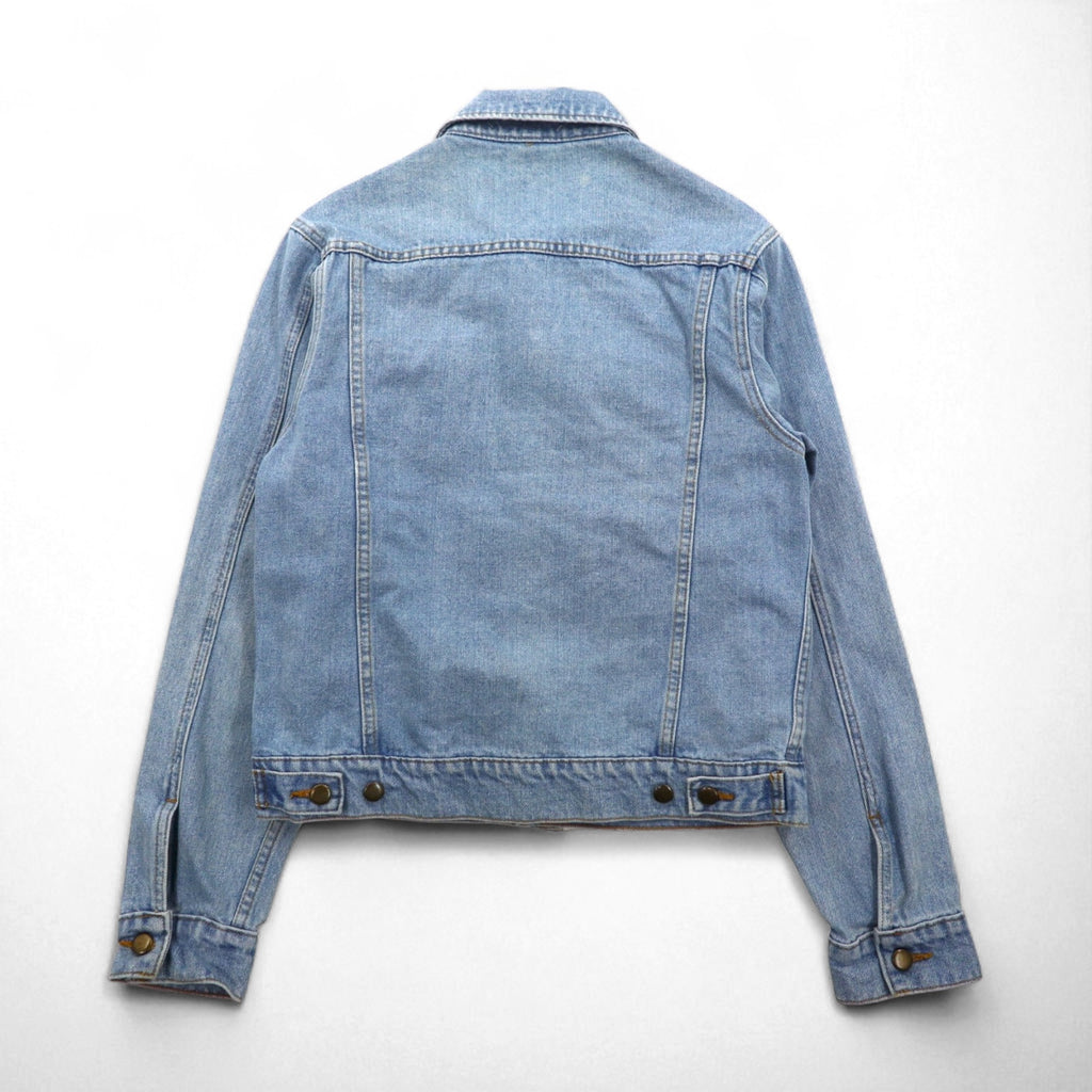 American Apparel USA-Made Denim Jacket, Size S, Indigo and Blue, Cotton