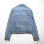 American Apparel USA-Made Denim Jacket, Size S, Indigo and Blue, Cotton