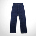 Levi's 00s 501 Straight Denim Jeans, Size M, Indigo and Blue, Button Fly