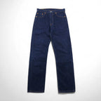 Levi's 00s 501 Straight Denim Jeans, Size M, Indigo and Blue, Button Fly