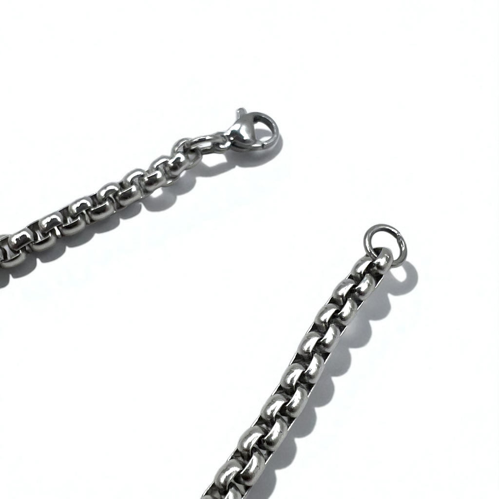 Vintage Silver Cross Necklace ヴィンテージ 浮き唐草彫り クロス 十字架 ネックレス ブラックオニキス シルバー 925