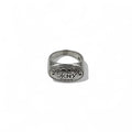 DKNY 00s Signet Ring, Size 15, Silver 925, New York, 2001
