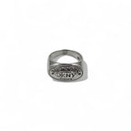 DKNY 00s Signet Ring, Size 15, Silver 925, New York, 2001