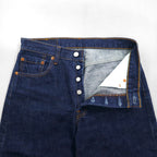 Levi's 00s 501 Straight Denim Jeans, Size M, Indigo and Blue, Button Fly