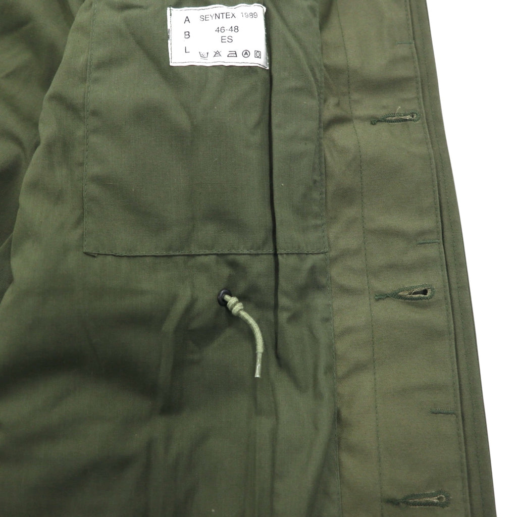 Belgian Army 80s Vintage Field Parka M88 Military Mod Coat, Size M, Khaki,