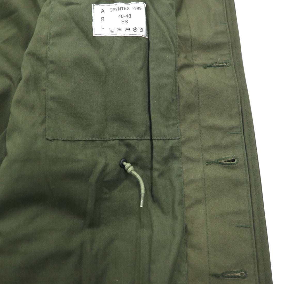 Belgian Army 80s Vintage Field Parka M88 Military Mod Coat, Size M, Khaki,