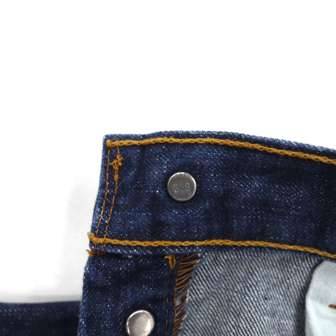 Levi's 00s 501 Straight Denim Jeans, Size M, Indigo and Blue, Button Fly
