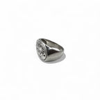 DKNY 00s Signet Ring, Size 15, Silver 925, New York, 2001