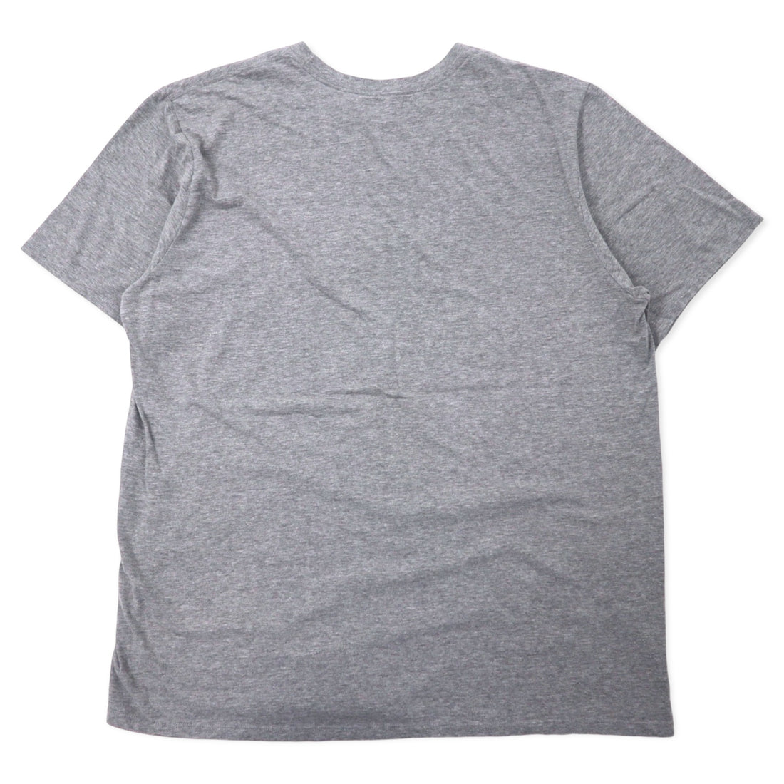 NIKE Swoosh Logo Print T-Shirt XXL Grey Cotton ATHLETIC CUT Big Size Made in El Salvador