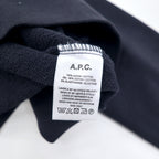 APC Print Sweatshirt XS Navy Cotton V2.0 by touitronic