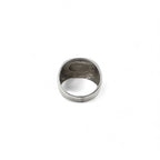 DKNY 00s Signet Ring, Size 15, Silver 925, New York, 2001