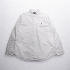 RALPH LAUREN オックスフォード ボタンダウンシャツ 2XL ホワイト CLASSIC FIT スモールポニー刺繍